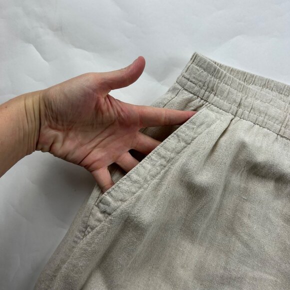 Old Navy Flax Linen Blend Wide Leg Lounge Pant XL - Picture 4 of 8